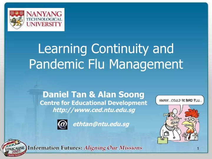 learning continuity and pandemic flu management