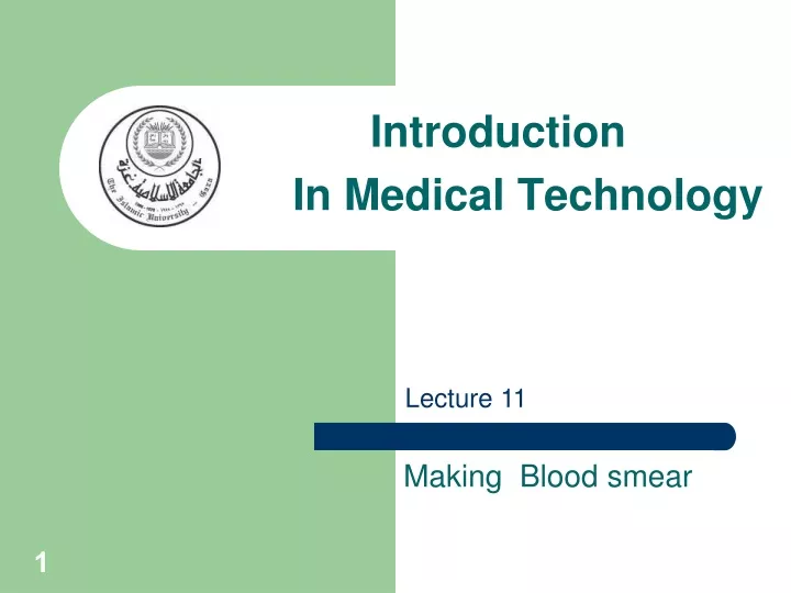 introduction in medical technology