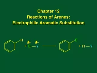 Chapter 12 Reactions of Arenes: Electrophilic Aromatic Substitution