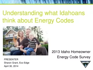 Understanding what Idahoans think about Energy Codes