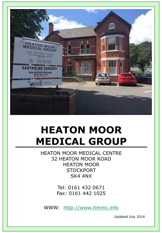 HEATON MOOR MEDICAL GROUP