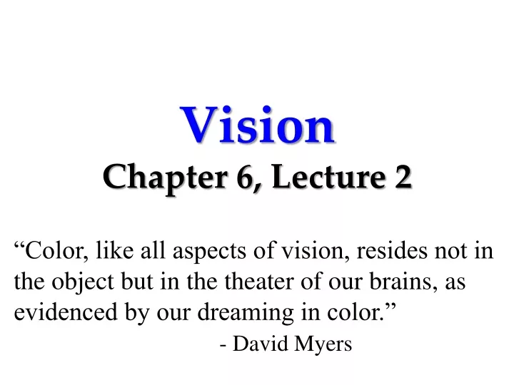 vision chapter 6 lecture 2