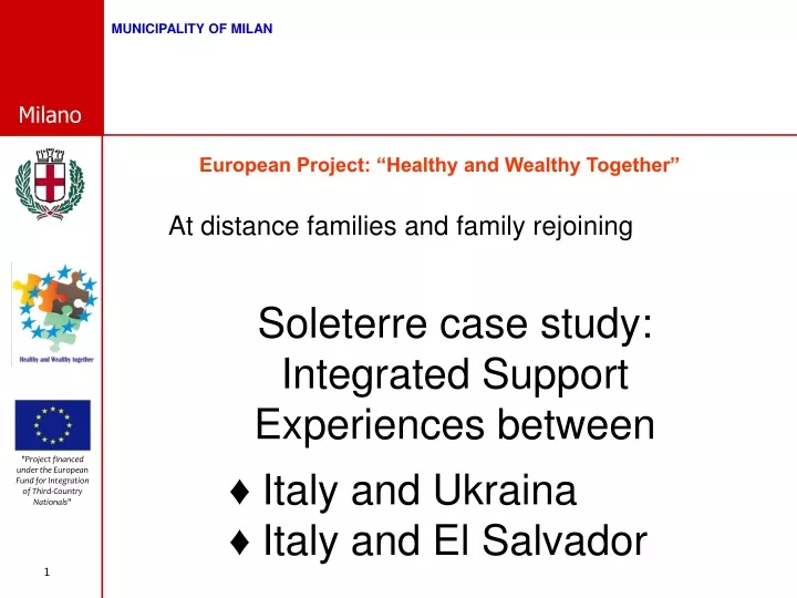 european project healthy and wealthy together