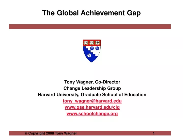 the global achievement gap