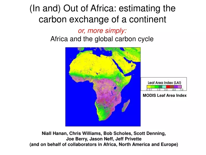 modis leaf area index