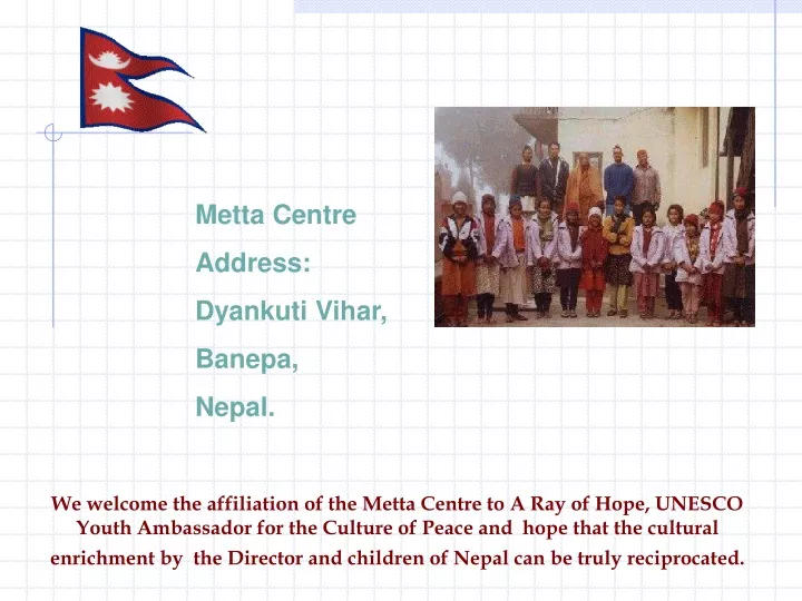 metta centre address dyankuti vihar banepa nepal