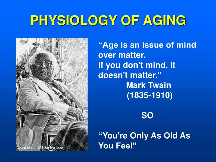 physiology of aging