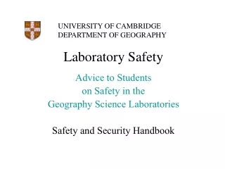 Laboratory Safety