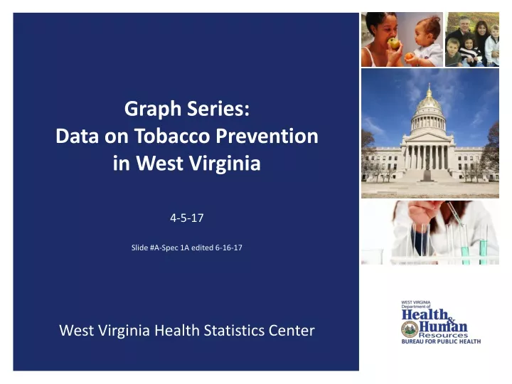 graph series data on tobacco prevention in west virginia
