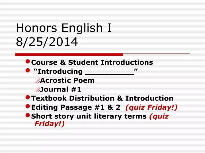 honors english i 8 25 2014