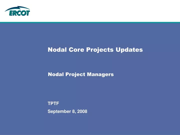 nodal core projects updates