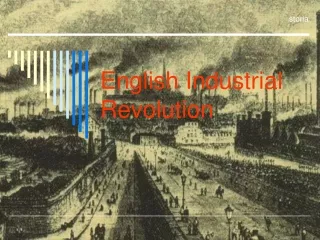 English Industrial Revolution