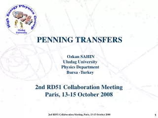 PENNING TRANSFERS