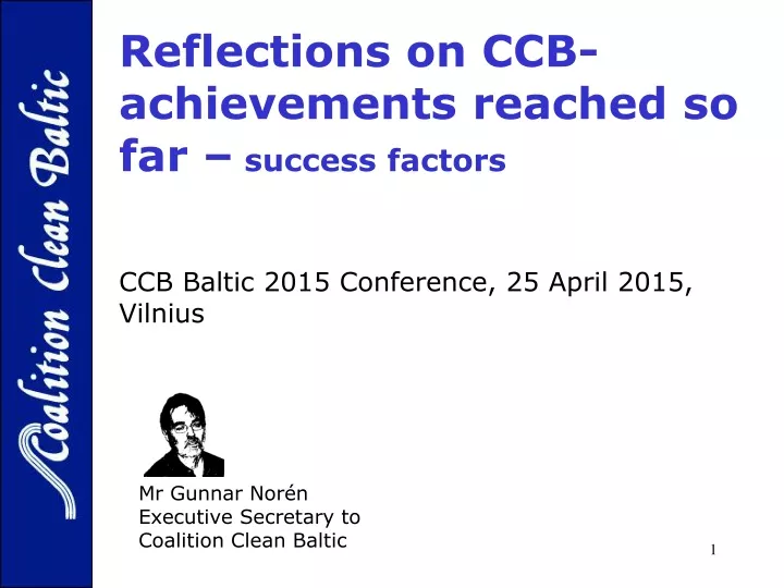 reflections on ccb achievements reached