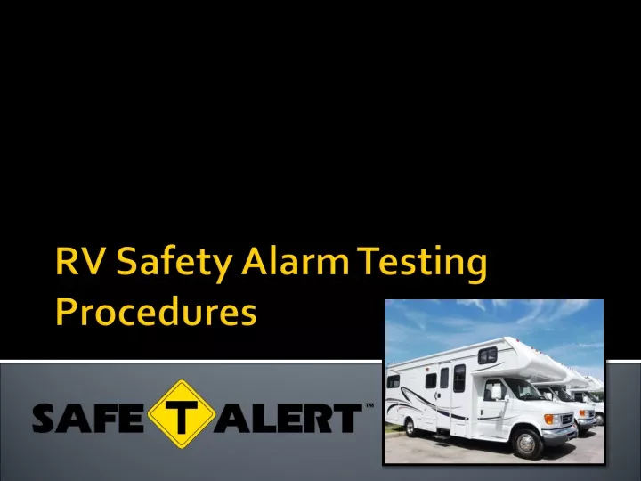 rv safety alarm testing procedures