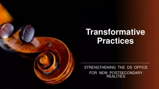 Transformative Practices