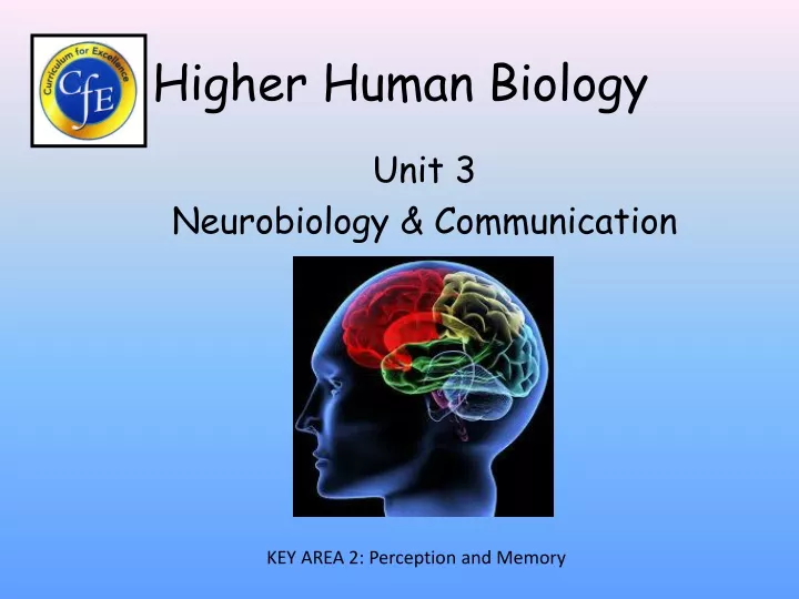 higher human biology
