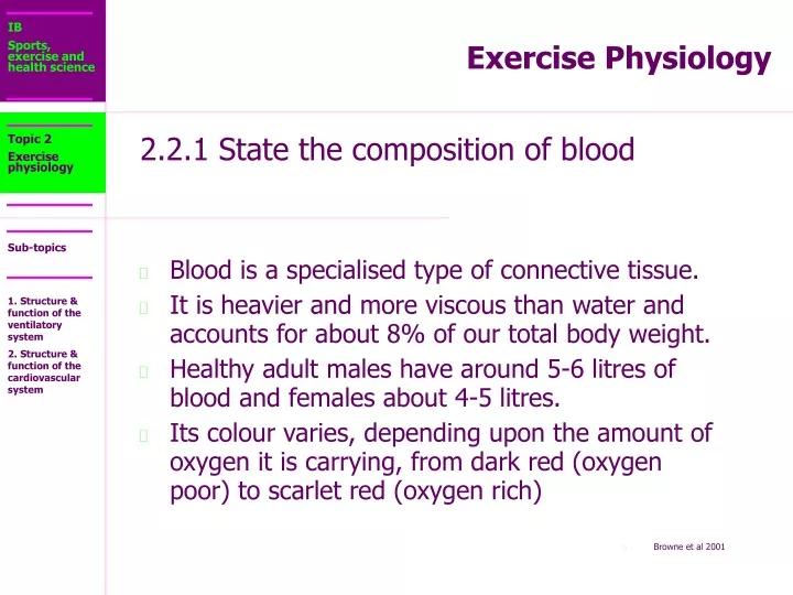 ib sports exercise and health science