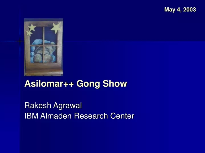 asilomar gong show