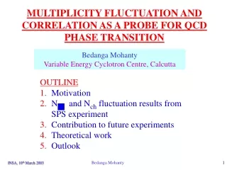 MULTIPLICITY FLUCTUATION AND CORRELATION AS A PROBE FOR QCD PHASE TRANSITION