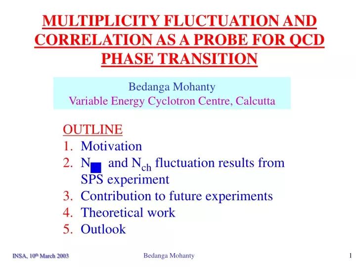 multiplicity fluctuation and correlation