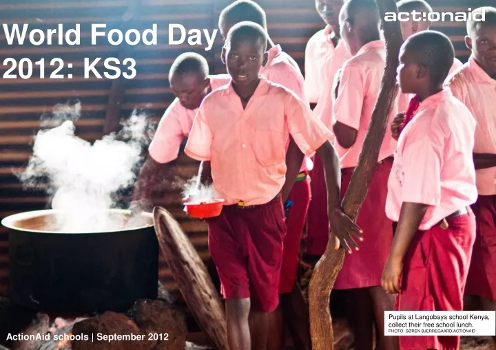 world food day 2012 ks3
