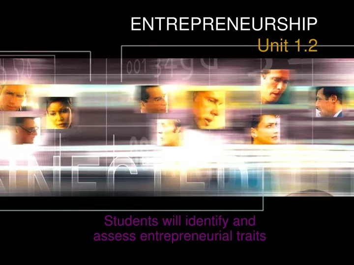 entrepreneurship unit 1 2