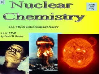 Nuclear  Chemistry