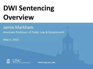 DWI Sentencing Overview