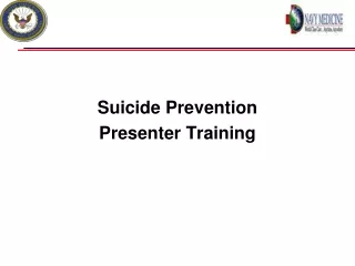 Suicide Prevention Presenter Training