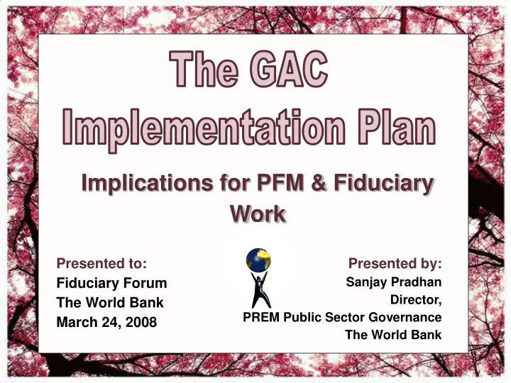 the gac implementation plan
