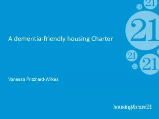 A dementia-friendly housing Charter