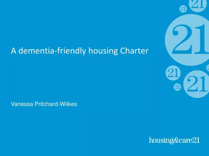 a dementia friendly housing charter