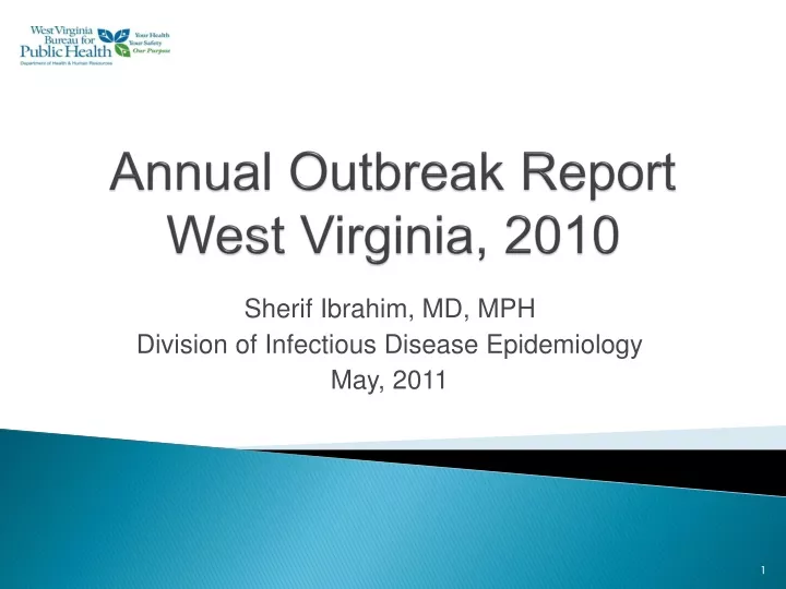 annual outbreak report west virginia 2010