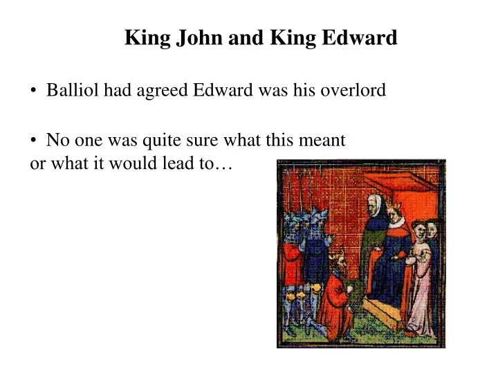 king john and king edward