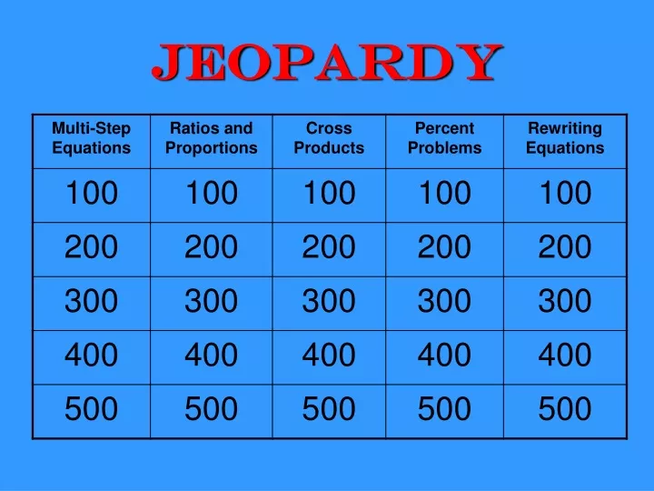 jeopardy