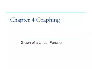 Chapter 4 Graphing