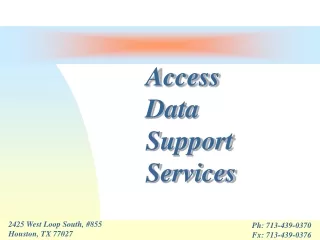 Access  Data  Support Services