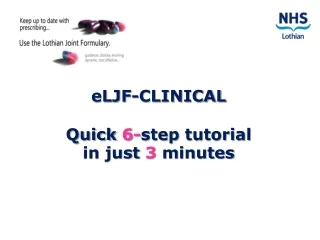 eLJF -CLINICAL Quick  6- step tutorial  in just  3  minutes