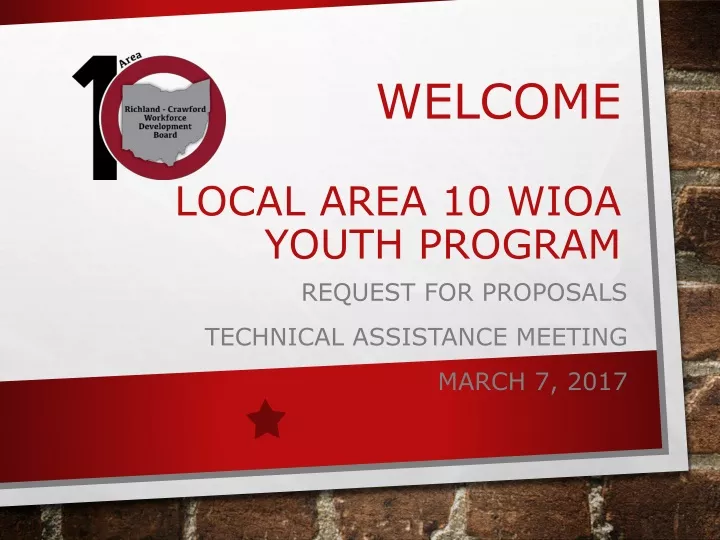 welcome local area 10 wioa youth program