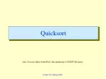 Quicksort - slide 1
