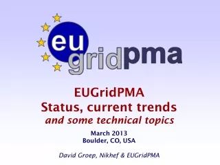 EUGridPMA &amp; ‘Rome Meeting’ Topics