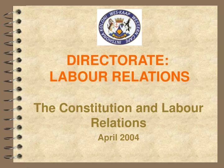 directorate labour relations