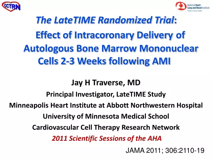 the latetime randomized trial effect