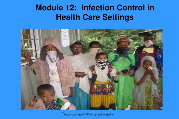 module 12 infection control in health care