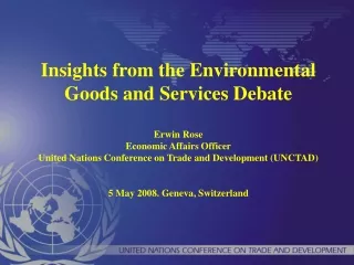 &quot;Environmental Goods and Services&quot; (EGS)