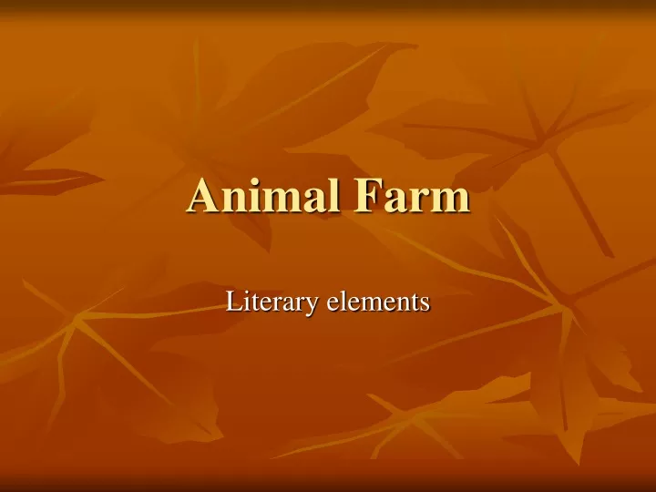 animal farm