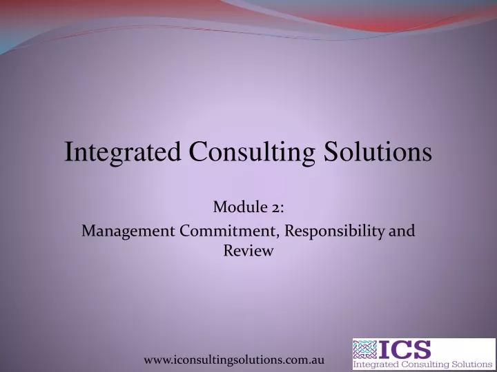 integrated consulting solutions