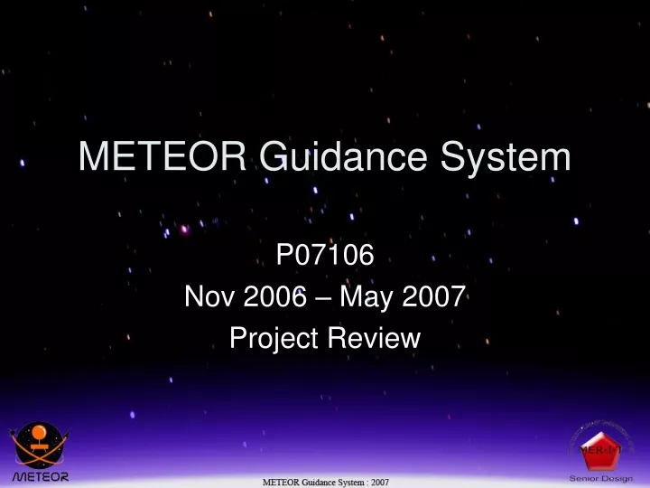 meteor guidance system