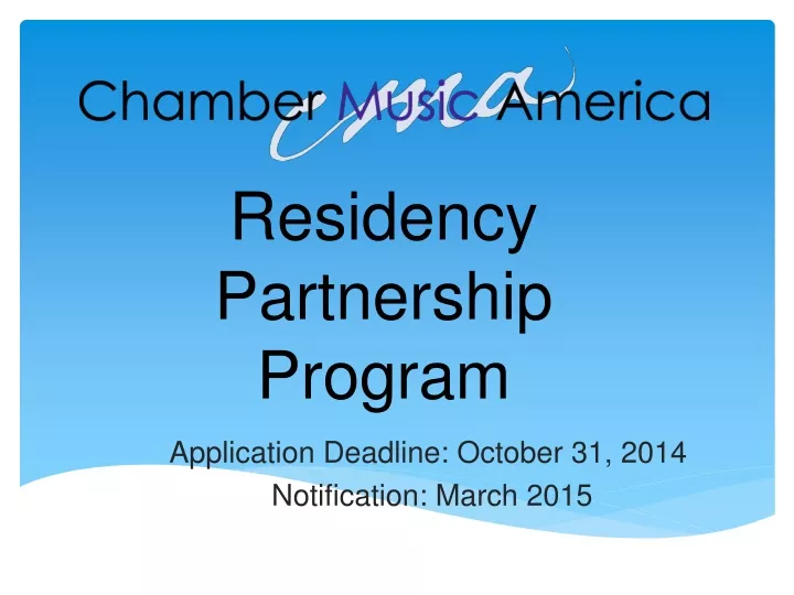 residency partnership program